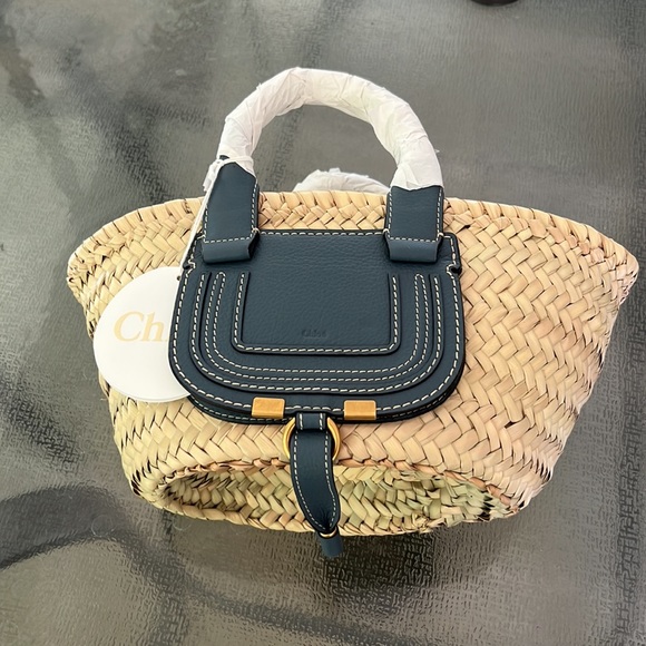 Chloe Marcie Mini Basket Bag - Picture 9 of 12